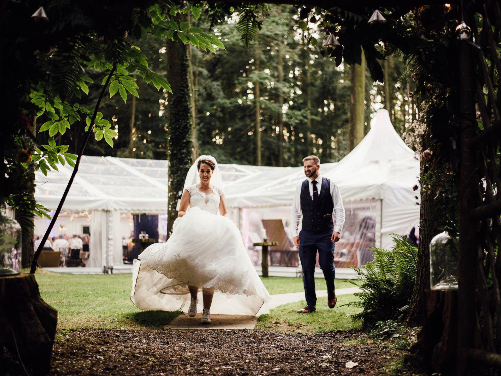 Woodland Wedding Background