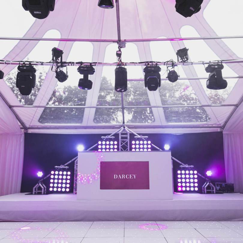 White & Pink 21st Photo