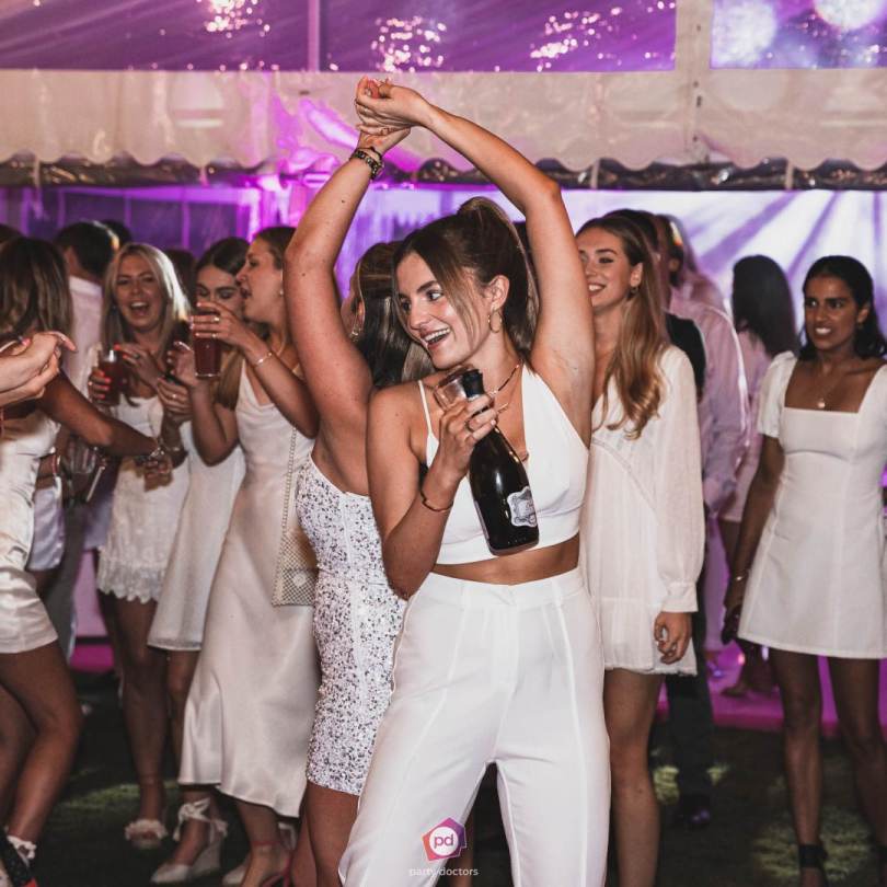White & Pink 21st Photo